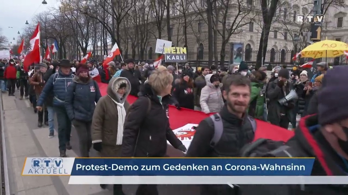 Protest-Demo zum Gedenken an Corona-Wahnsinn!