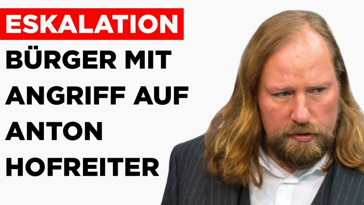 Angriff gegen Grünen-Politiker Anton Hofreiter!