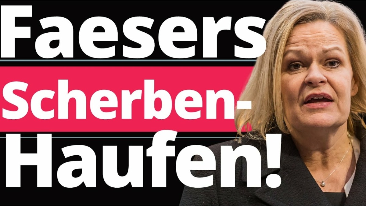 JURA-Professor lässt Bombe platzen! Faesers Scherbenhaufen!