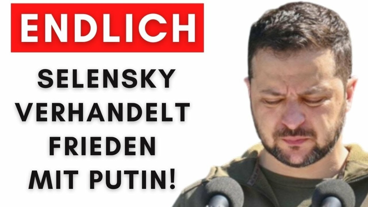 Offiziell: Selenskyj verkündet Friedensverhandlungen mit Russland!
