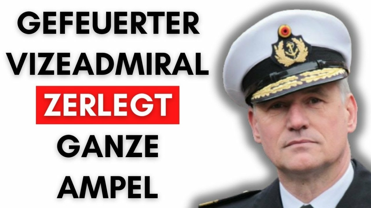 Vizeadmiral rausgeschmissen, weil er Wahrheit über Ukrainekrieg sagte.