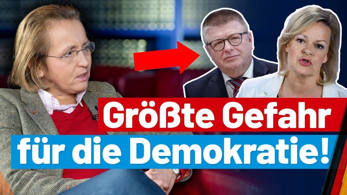 Beatrix von Storch rechnet mit Faeser und Haldenwang ab!