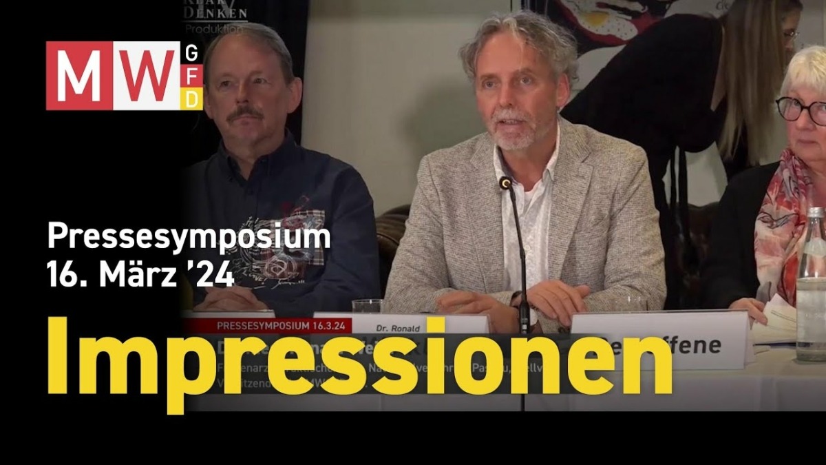 Impressionen vom Pressesymposium „geimpft, geschädigt, geleugnet und nun?“