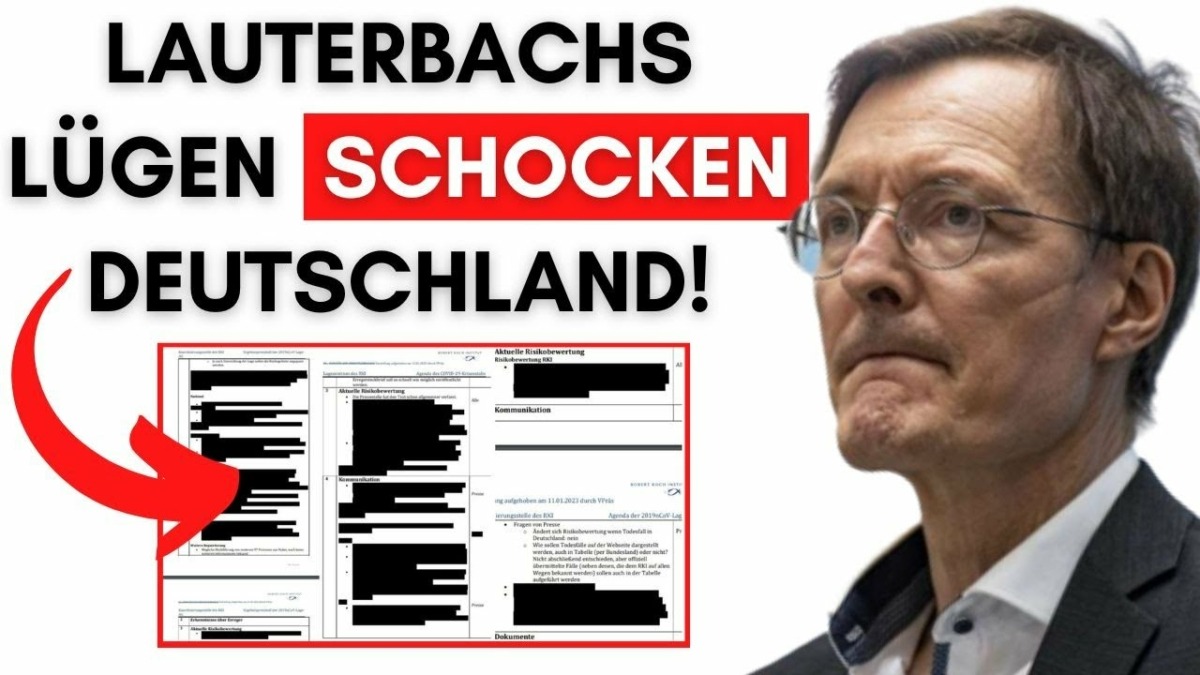 Lauterbach zu RKI Files: „Alles Lügen vom russischen Geheimdienst!“
