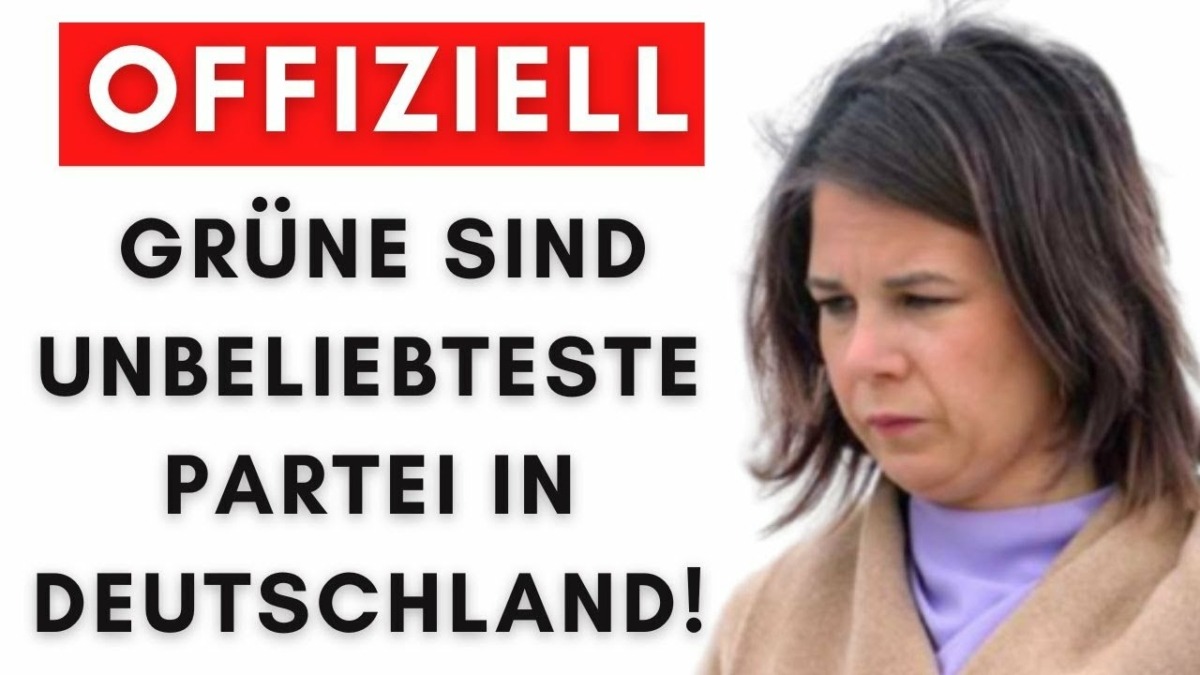 Allensbach-Studie: Keine Partei verliert so viele Sympathien wie die Grünen!