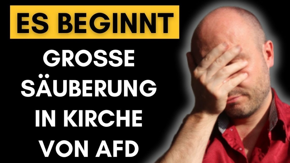 EKLAT: Kirche schmeißt Pfarrer raus, weil er für AfD kandidiert.