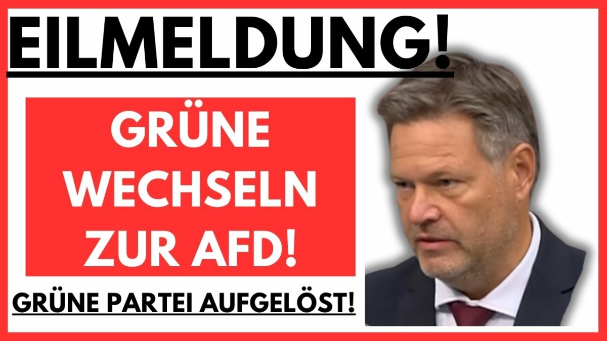 EILMELDUNG: GRÜNE WECHSELN ZUR AFD IM SAARLAND! PARTEIAUFLÖSUNG!
