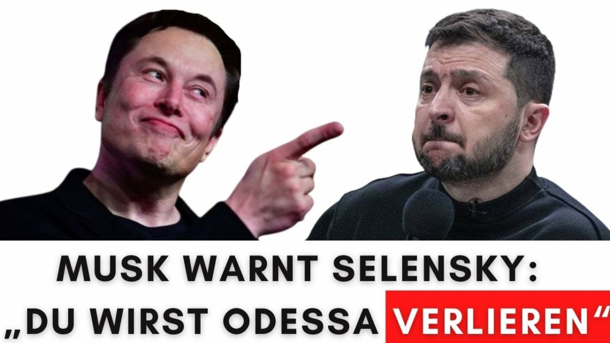 Brisant: Elon Musk kritisiert Selenskyj massiv!