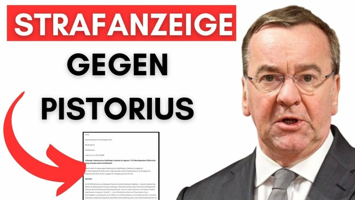 Brisant: Strafanzeige wegen Vorbereitung eines Angriffskrieges!
