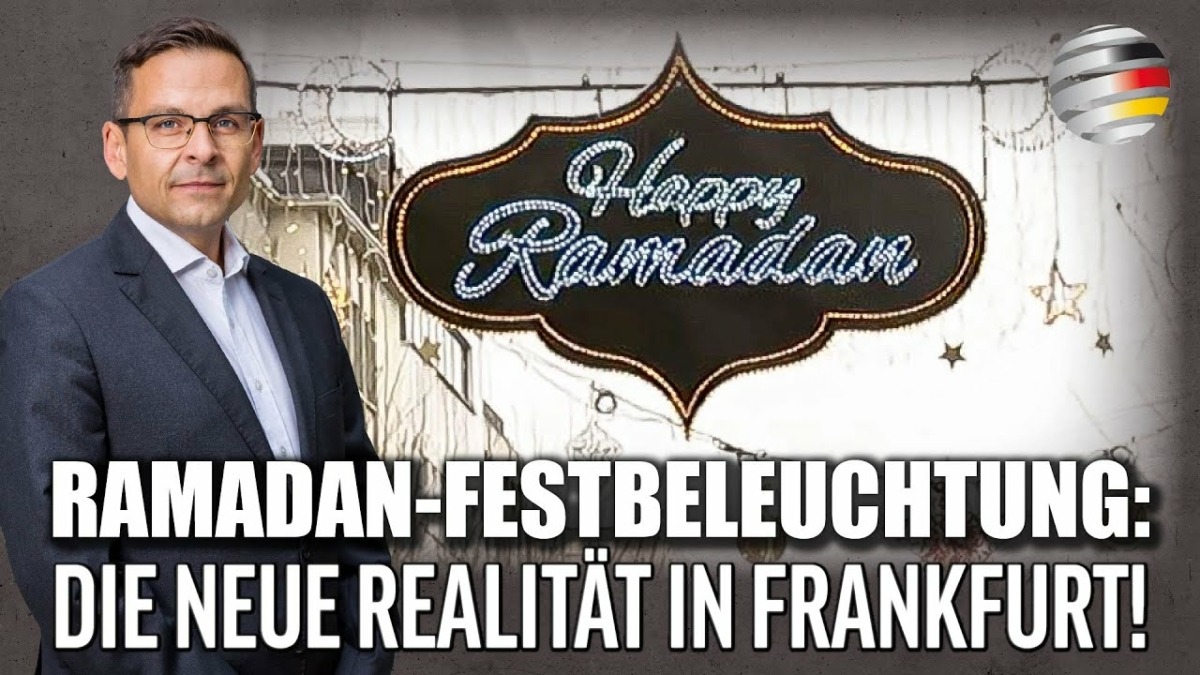 Ramadan-Festbeleuchtung: Die neue Realität in Frankfurt!
