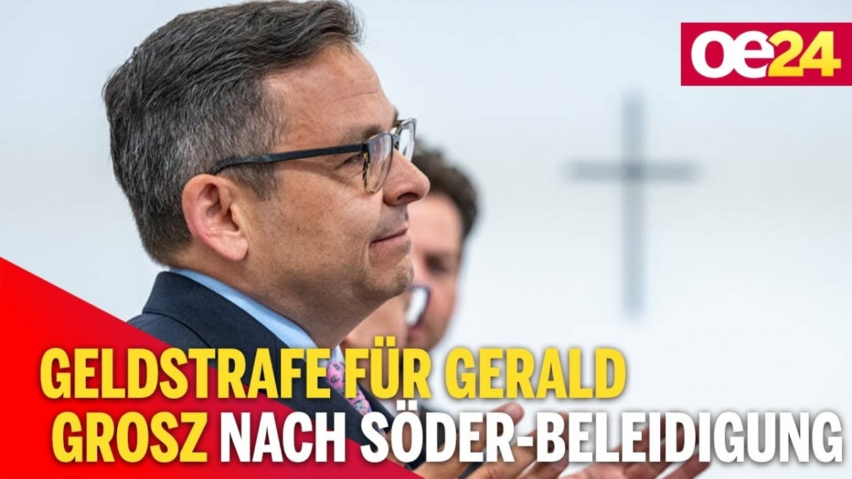 14.850 Euro Geldstrafe für Gerald Grosz nach Söder-Beleidigung!