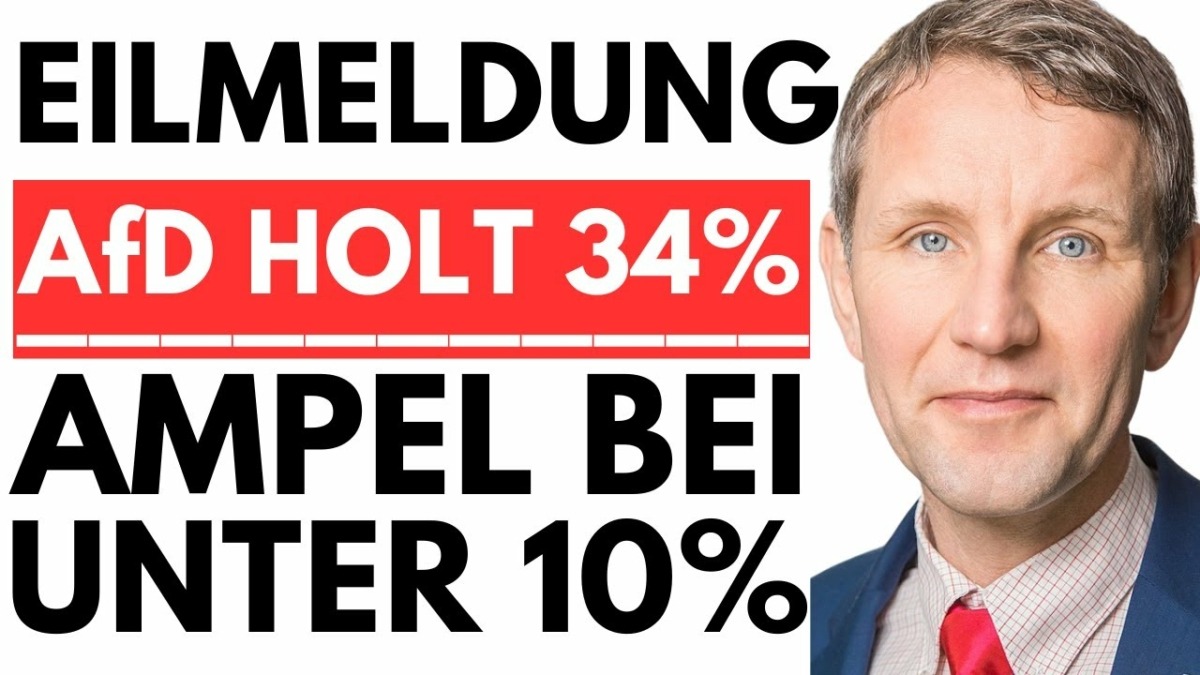 EILMELDUNG: AfD HOLT 34% IN SACHSEN – AMPEL SO SCHWACH WIE NIE