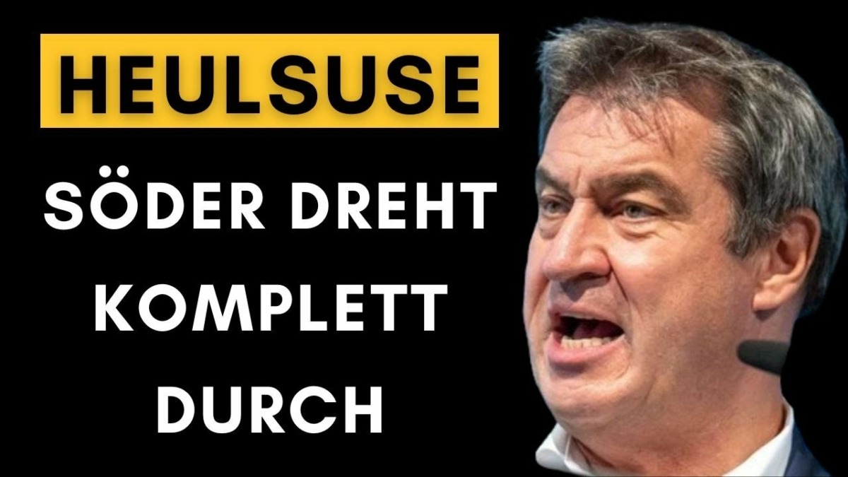 Wahnsinn: 15.000€ Strafe für Journalist, weil er Söder beleidigt!