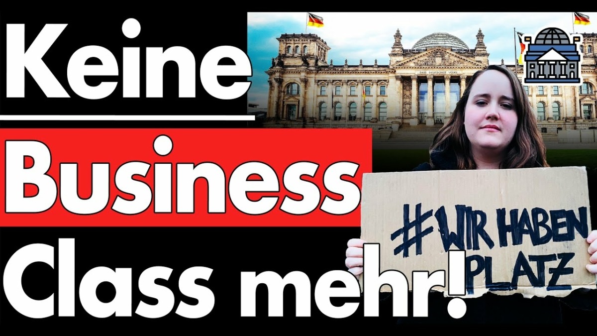 Politiker in der Holzklasse: Bundestag streicht Business Class für Abgeordnete! Ende eines Privilegs