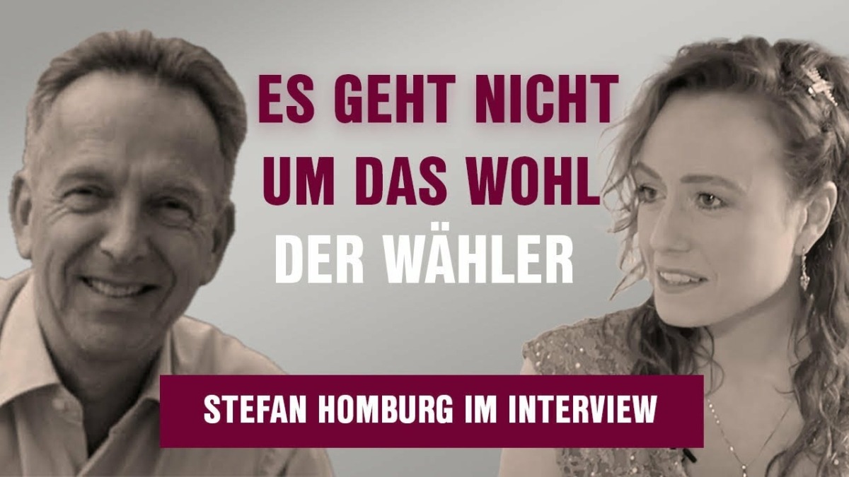Es geht nicht um das Wohl der Wähler“: Stefan Homburg im Interview!