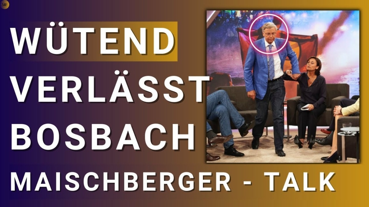 EKLAT IM TV!Show eskaliert.Maischberger verliert die Kontrolle.Wolfgang Bosbach hat die Faxen dicke