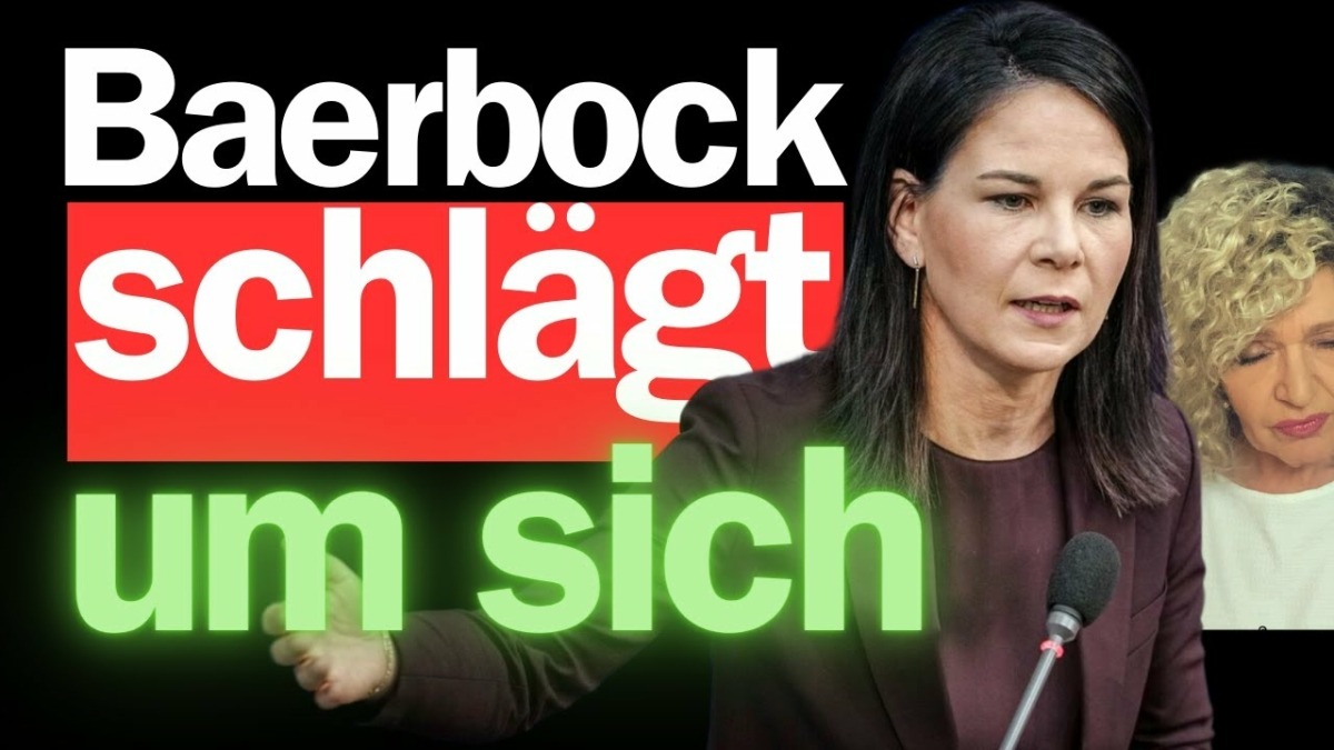 Der skandalöse , aggressive Auftritt von Baerbock im Deutschen Bundestag