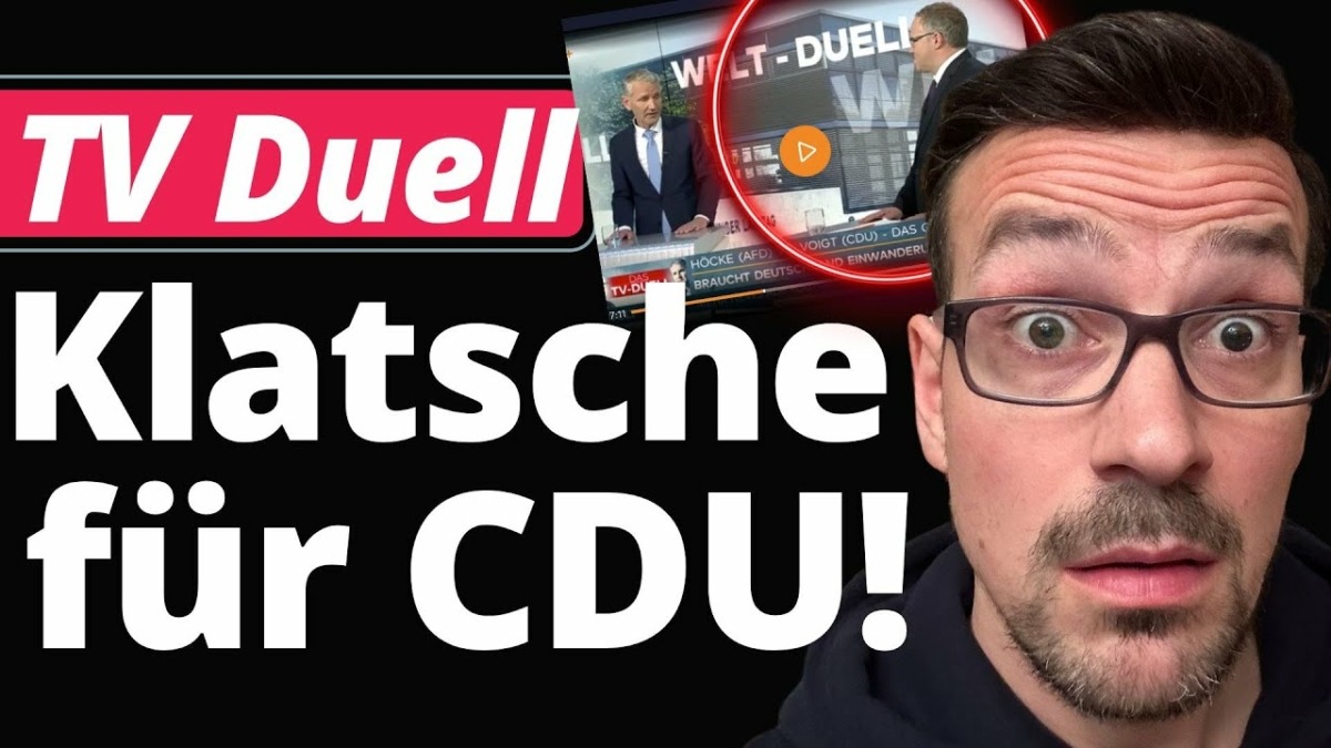 Knockout beim TV Duell: Höcke zerlegt Voigt!