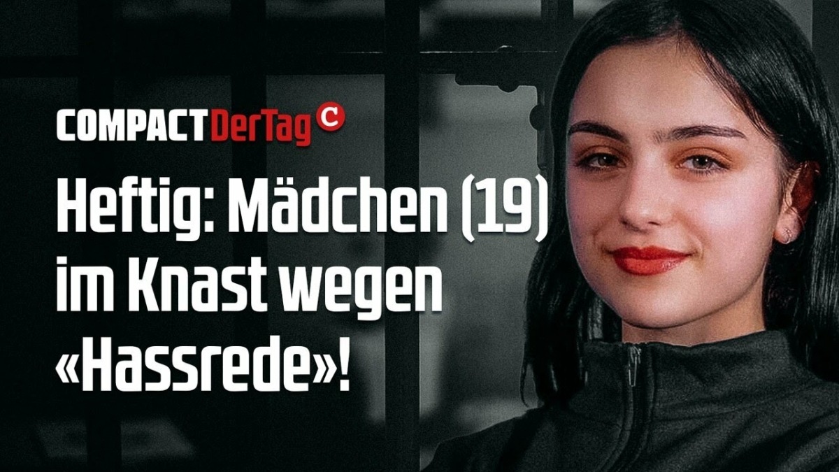 Heftig: Mädchen (19) im Knast wegen «Hassrede»!