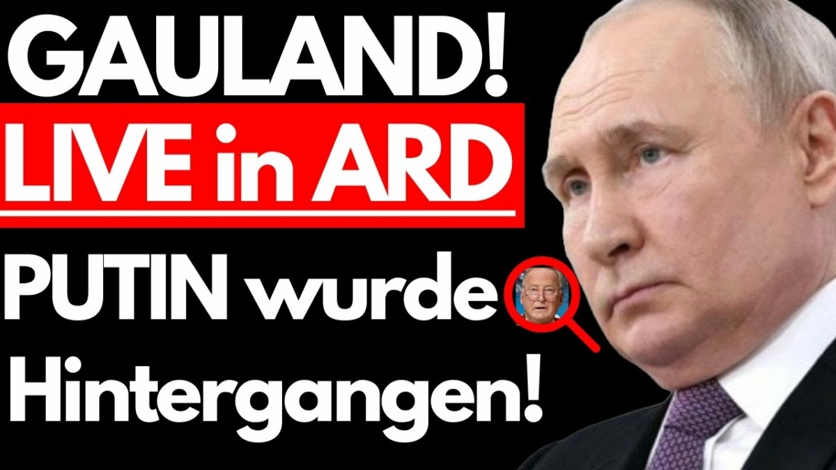 EKLAT IN ARD! GAULAND deckt die SCHOCKIERENDE WAHRHEIT Auf!