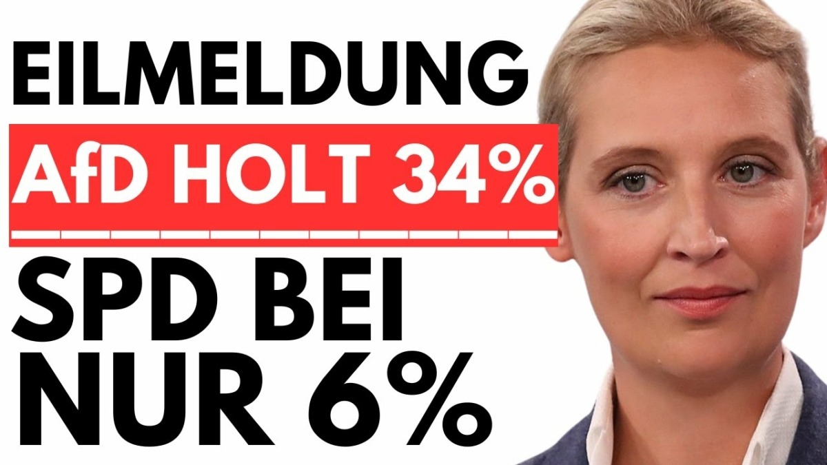 UNFASSBAR! AfD MIT UMFRAGEHAMMER – SPD HOLT NUR 6%