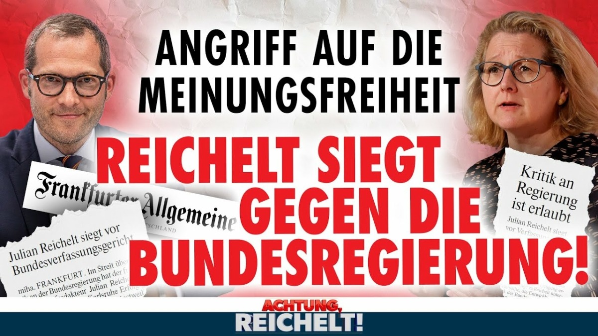 Reichelt siegt gegen Bundesregierung vor Verfassungsgericht!
