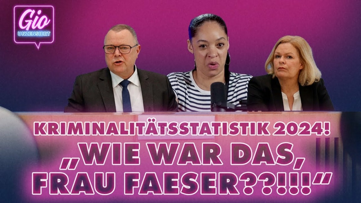 Kriminalitätsstatistik 2024! Wie war das, Frau Faeser??!!!