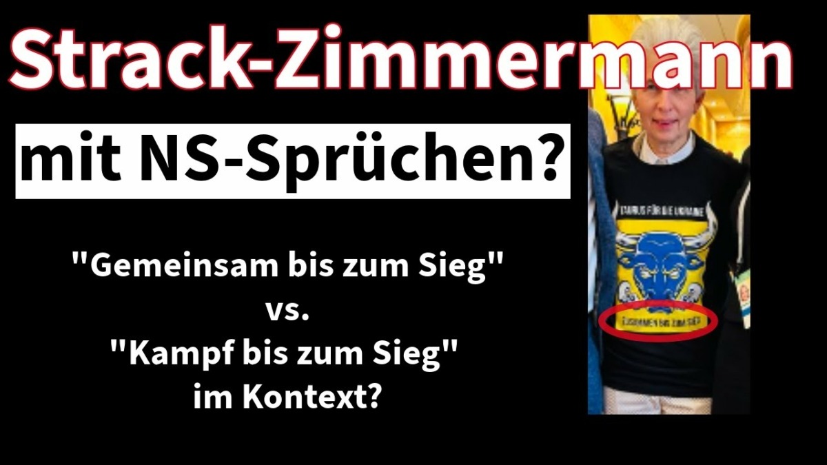 Strack-Zimmermann mit verbotenen Sprüchen? | Meine Antwort an die Staatsanwaltschaft