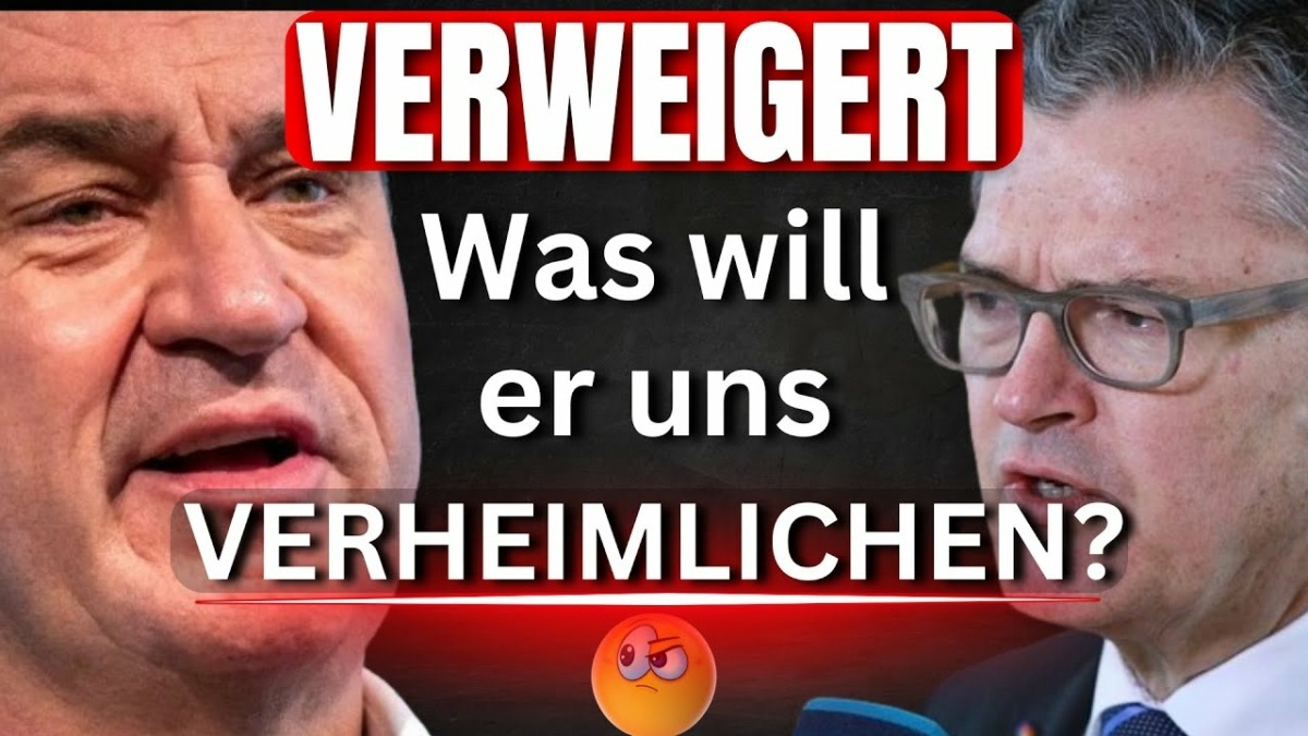 Krass: Söder will die Schubladen nicht öffnen!