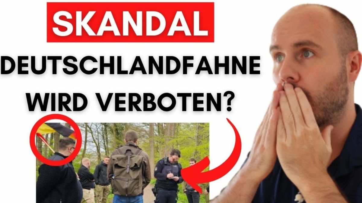 Polizei + Strafanzeige, weil Wanderer Deutschlandfahne trugen!