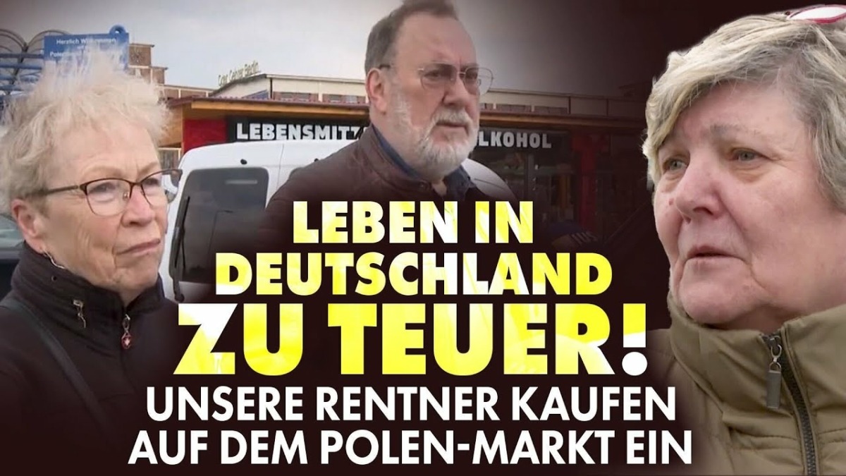Polen-Markt, weil das Leben in Deutschland zu teuer ist!