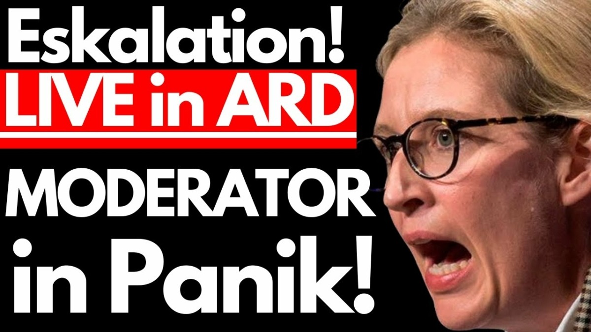 WEIDEL GREIFT AN  TAGESSCHAU Moderator wird PANISCH als WEIDEL die WAHRHEIT auspackt!
