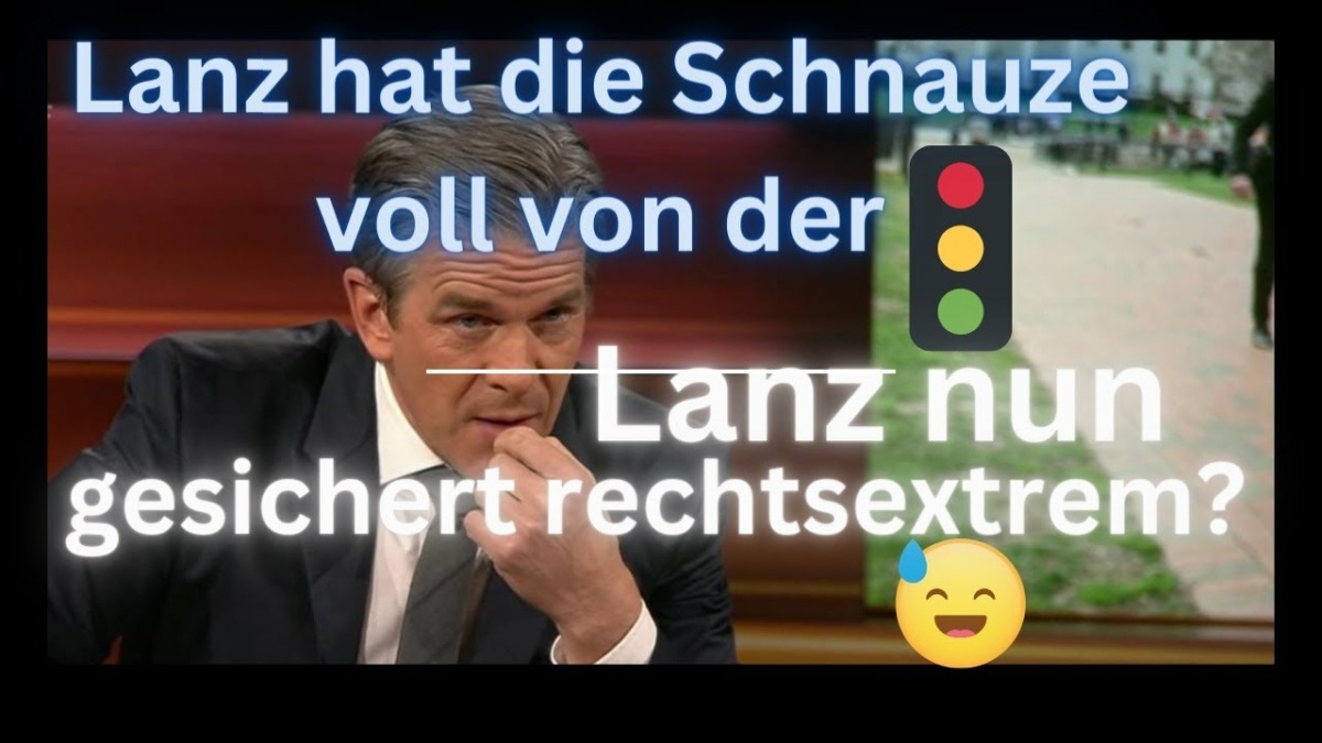 Selbst Lanz hat die Nase voll von dieser Ampel!