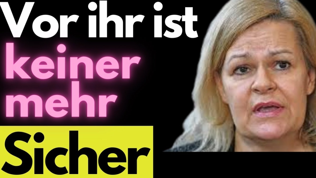 Dank Nancy Faeser: Neutrale Gerichte in Gefahr!