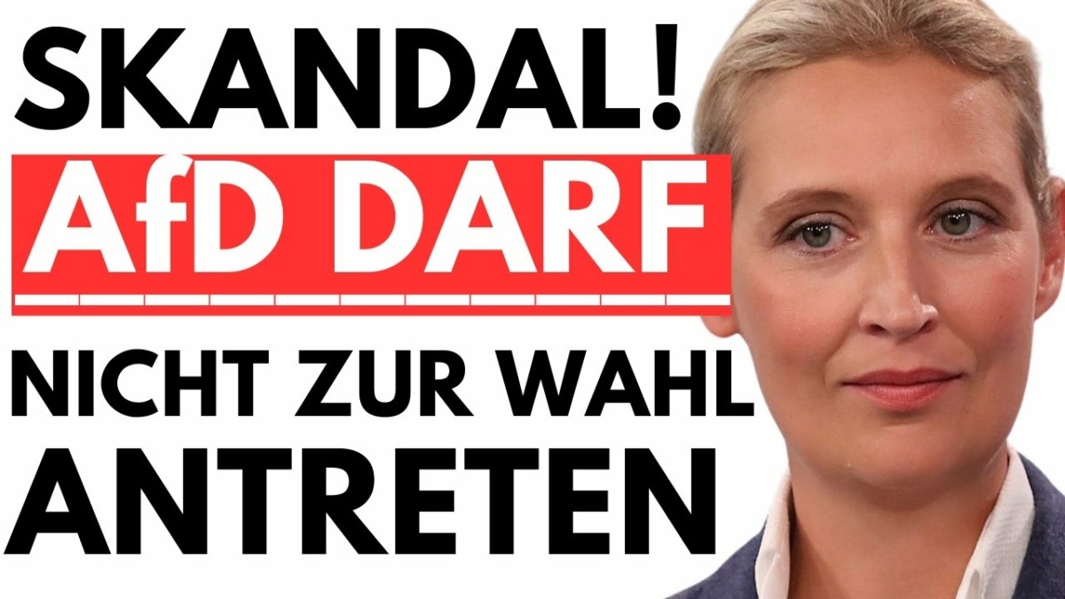 SKANDAL! AfD SOLL VON EUROPAWAHL AUSGESCHLOSSEN WERDEN