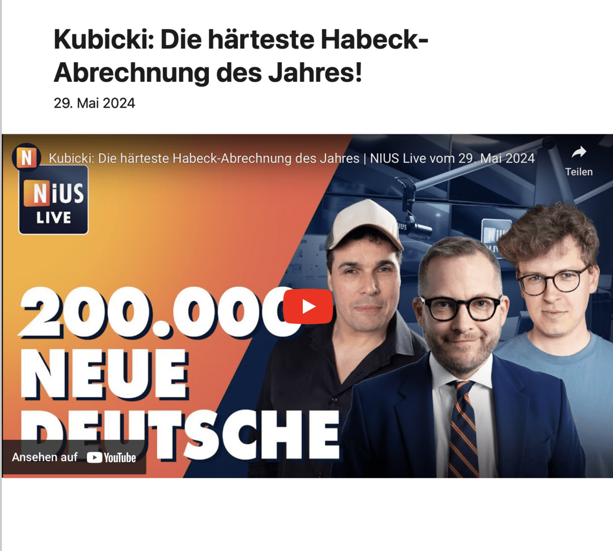 Kubicki: Die härteste Habeck-Abrechnung des Jahres!