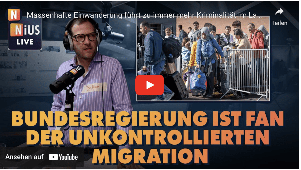 Massenhafte Einwanderung führt zu immer mehr Kriminalität im Land!