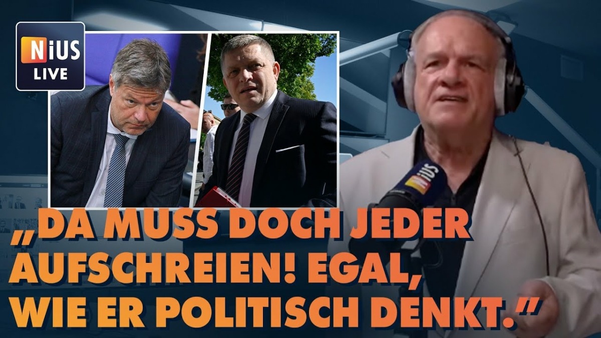 Peter Hahne geschockt über Habeck-Statement zum Fico-Mordanschlag | NIUS Live vom 16. Mai 2024