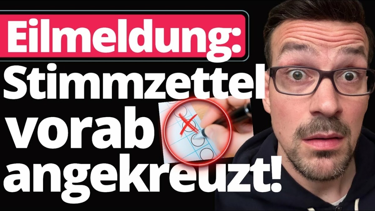 Versuchte Wahlmanipulation bei EU Briefwahl entdeckt!
