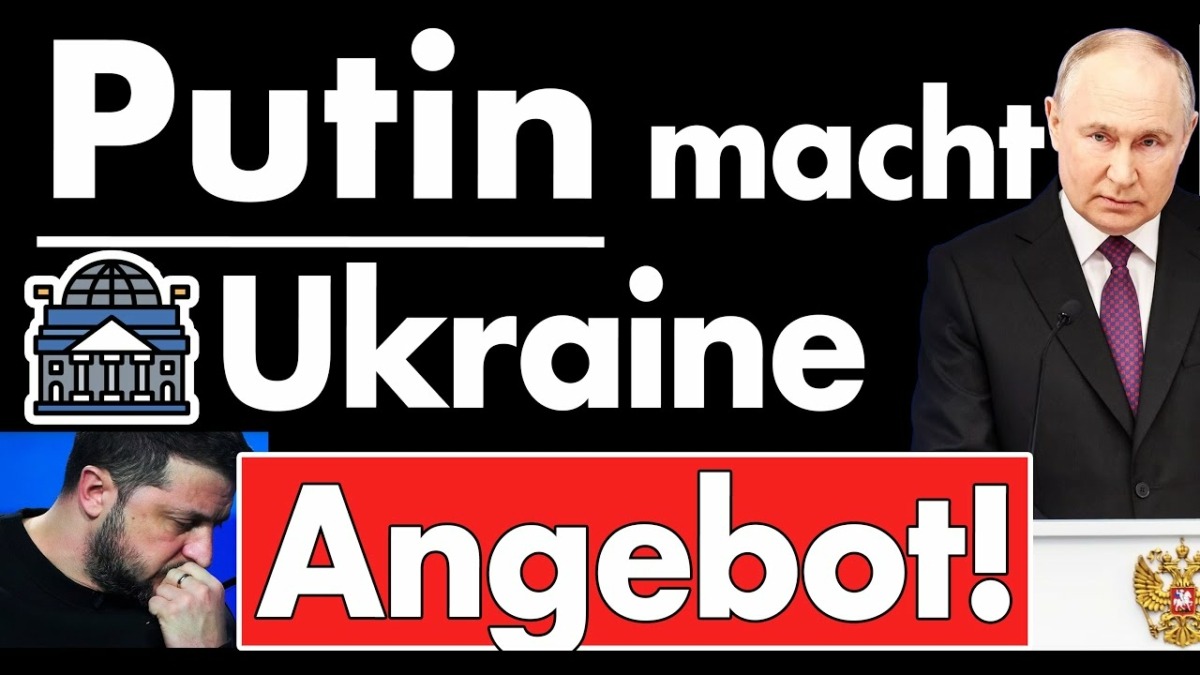 Eilmeldung: Putin bietet Frieden für die Ukraine an! – Westen will kämpfen und NATO-Soldaten senden!
