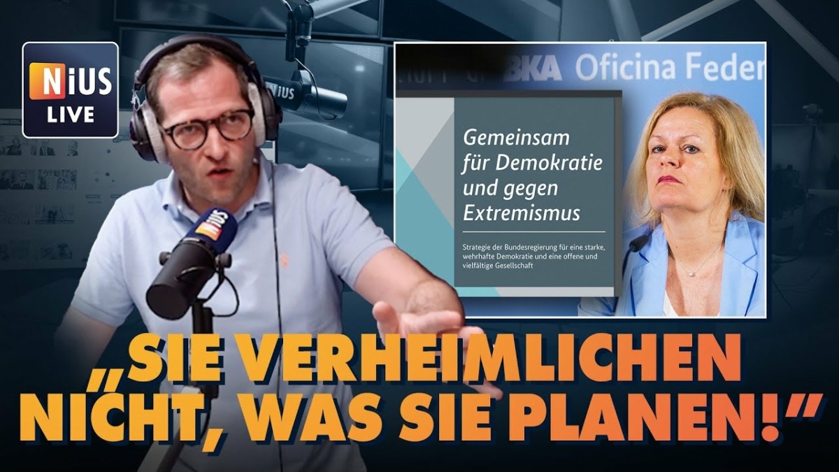 Nancy Faeser und die Regierung wollen die totale Kontrolle über die Bürger!