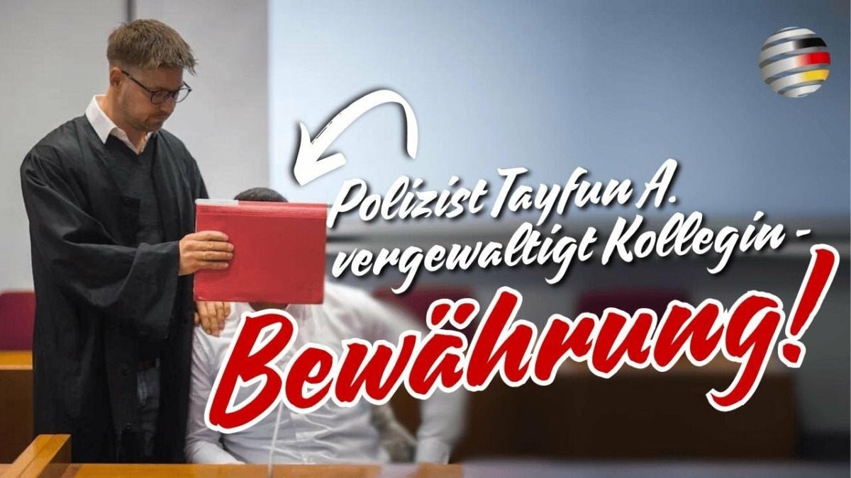Polizist Tayfun A. vergewaltigt junge Kollegin – Bewährung!