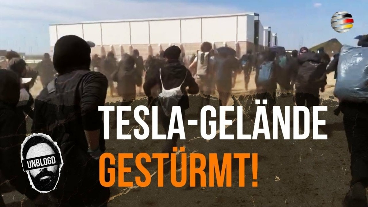 Irre: Klima-„Aktivisten“ stürmen E-Auto-Fabrik von Tesla