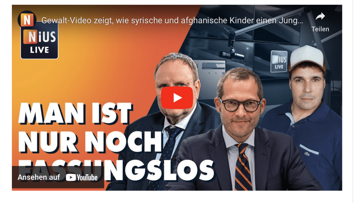 Gewalt-Video zeigt, wie syrische und afghanische Kinder einen Jungen quälen | NIUS Live am 21. Juni