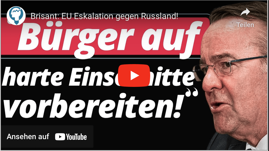 Brisant: EU Eskalation gegen Russland!
