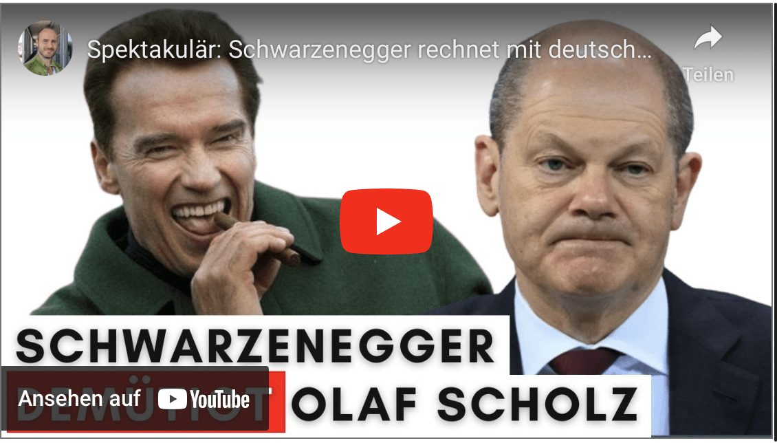 Spektakulär: Schwarzenegger rechnet mit deutscher Politik ab!