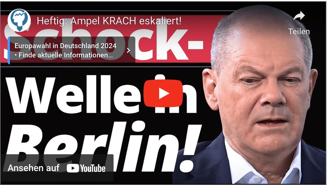 Heftig: Ampel KRACH eskaliert!