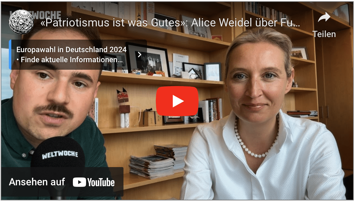 «Patriotismus ist was Gutes»: Alice Weidel über Fussball, Fans und die Verpolitisierung des Sports!
