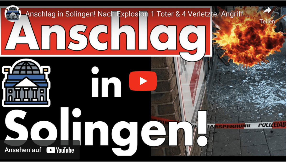 Anschlag in Solingen! Nach Explosion 1 Toter & 4 Verletzte. Angriff auf Wettbüro eines Clan.