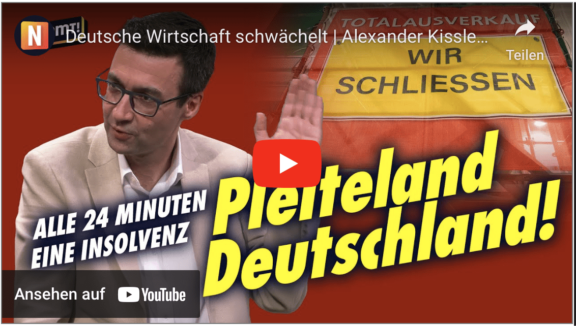 Deutsche Wirtschaft schwächelt | Alexander Kissler bei Stimmt! Der Nachrichten-Talk